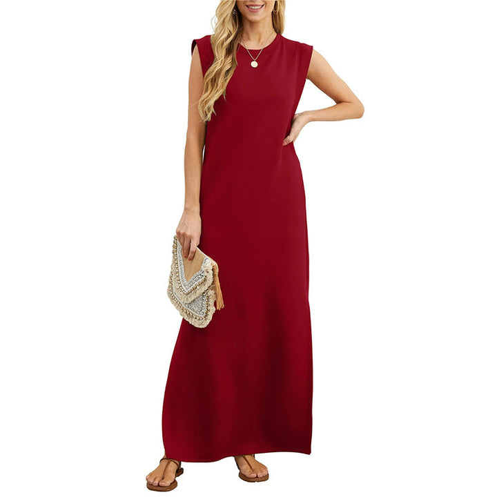 Aria – Women’s Casual Dress with Split Hem