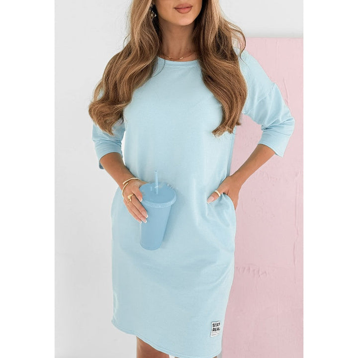 Maribel – Everyday Comfort Women’s Pocket Midi Dress