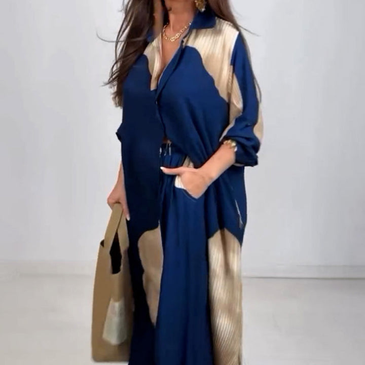 Margarette – Flowy Women’s Lounge Shirt & Trouser Set