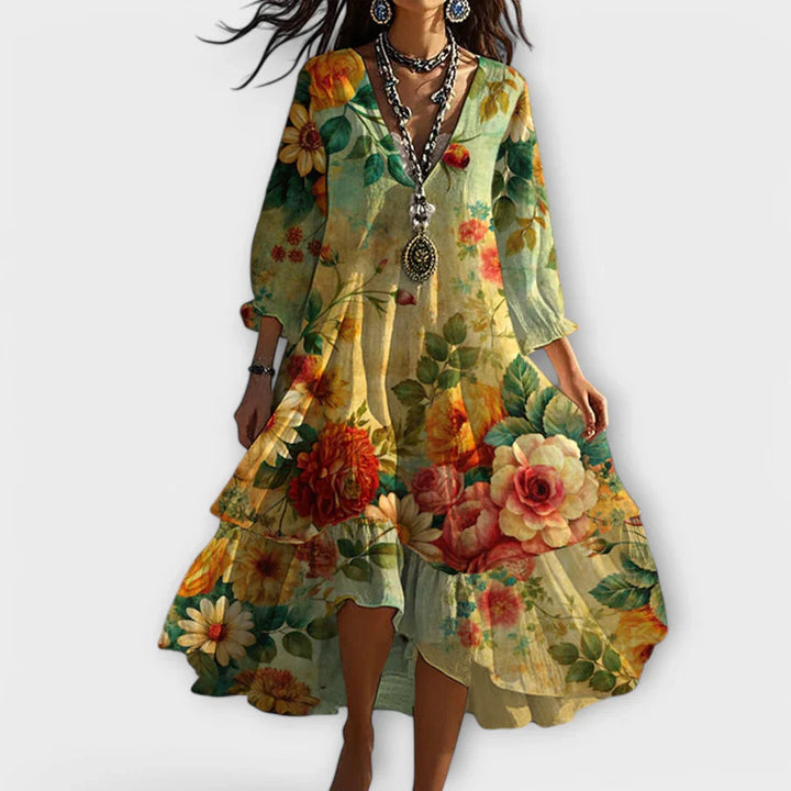 Elise – Breezy Floral Women’s Day Dress
