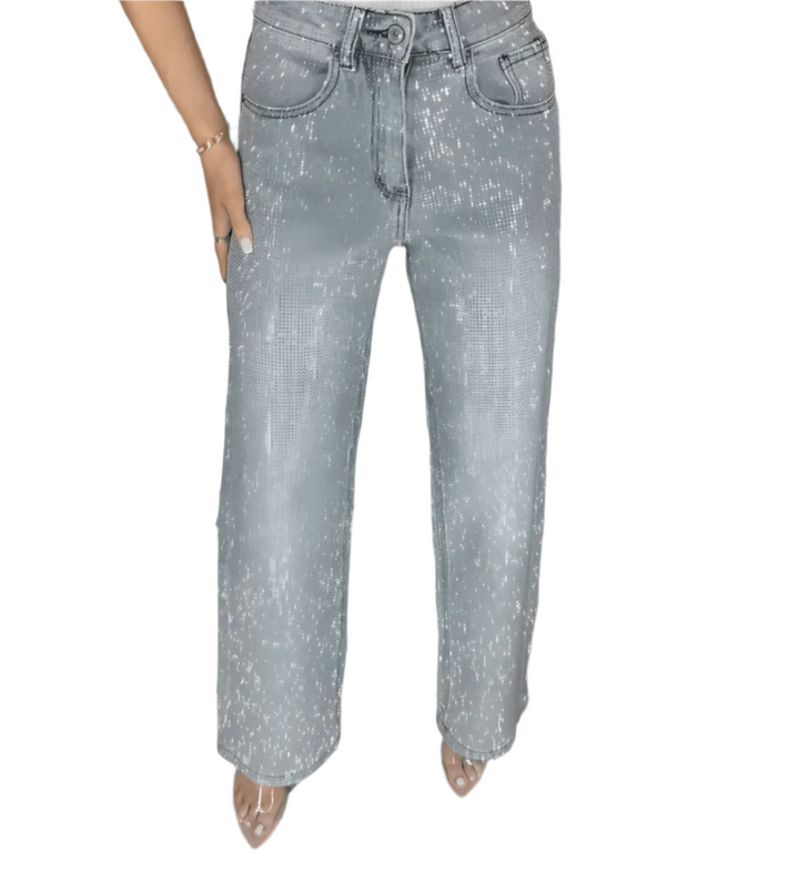 Arriane – Shiny Wide-Leg Women’s Jeans