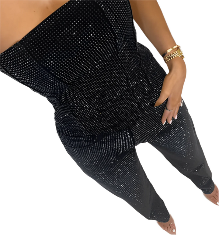 Arriane – Shiny Wide-Leg Women’s Jeans