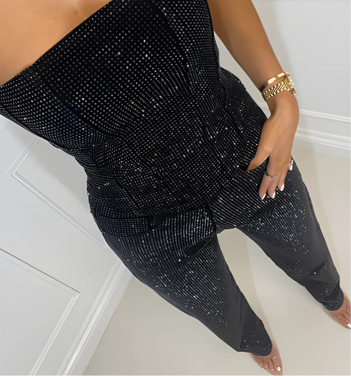 Arriane – Shiny Wide-Leg Women’s Jeans