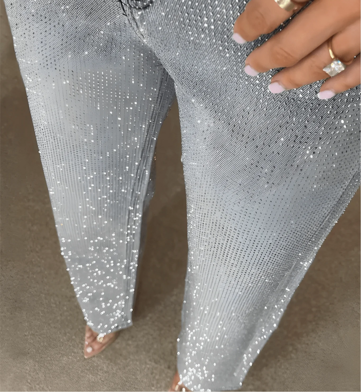 Arriane – Shiny Wide-Leg Women’s Jeans