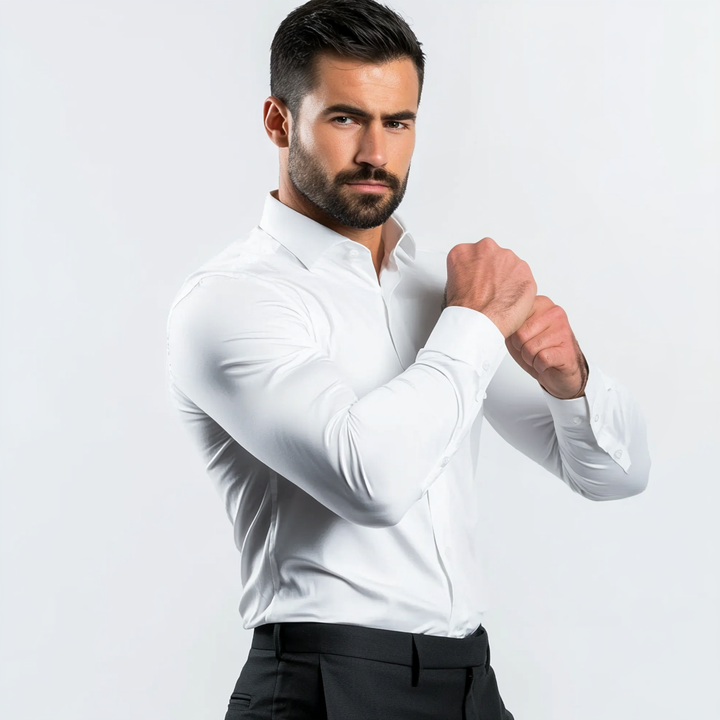 Iverson – Wrinkle-Resistant Men’s Slim Fit Shirt