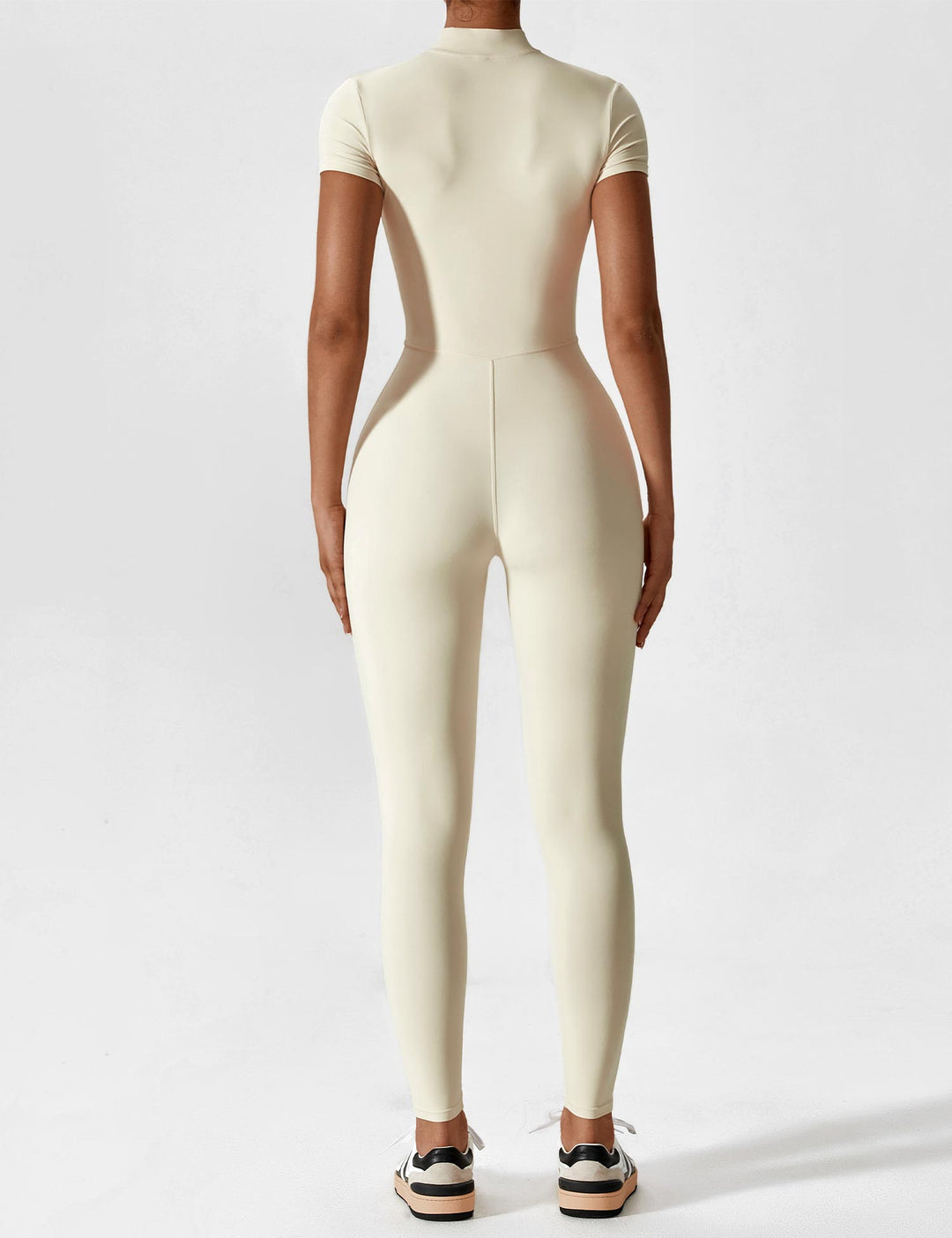 Megan – Sleek Contour Women’s Zipper Jumpsuit