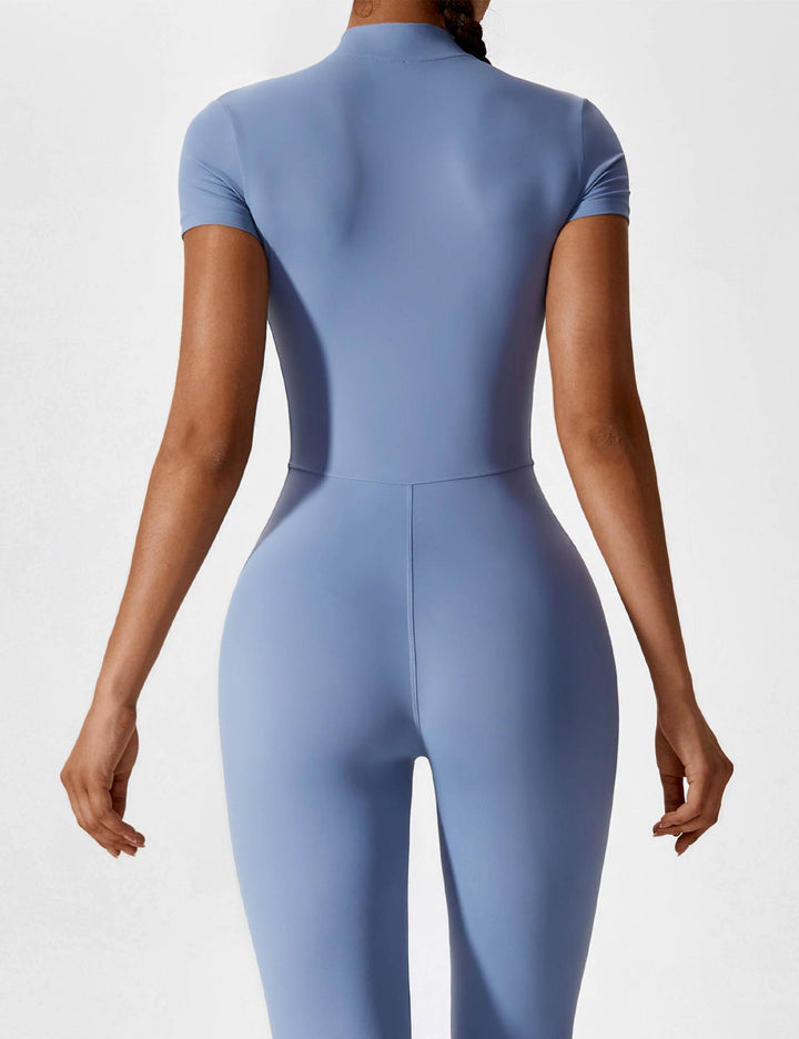 Megan – Sleek Contour Women’s Zipper Jumpsuit