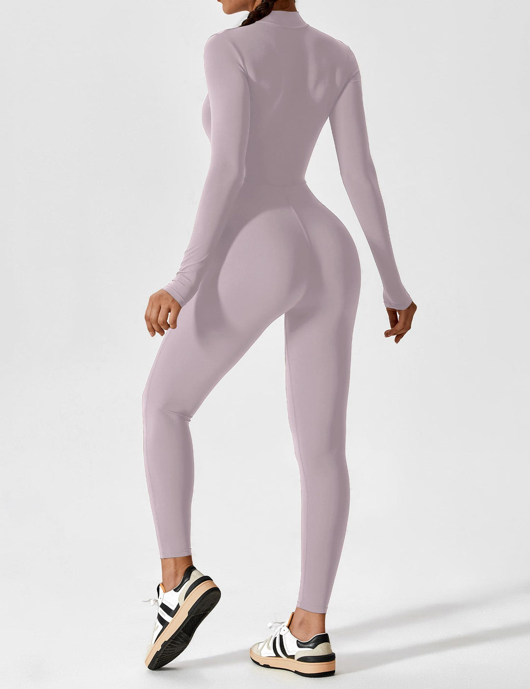 Megan – Sleek Contour Women’s Zipper Jumpsuit