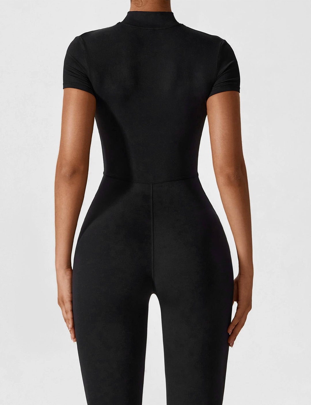 Megan – Sleek Contour Women’s Zipper Jumpsuit