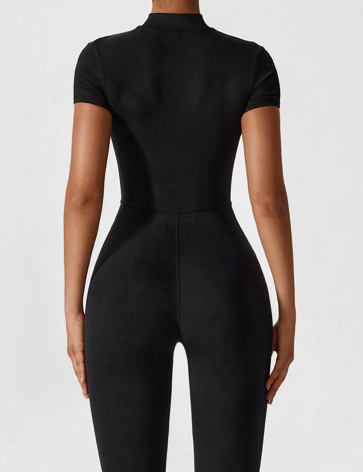 Megan – Sleek Contour Women’s Zipper Jumpsuit
