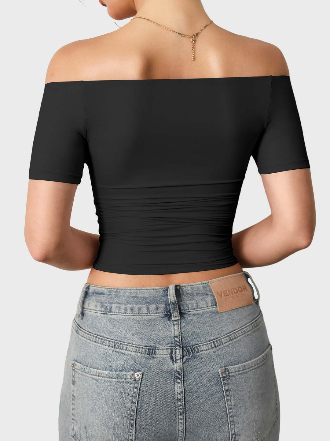 Diane – Women’s Off-Shoulder Y2K Top