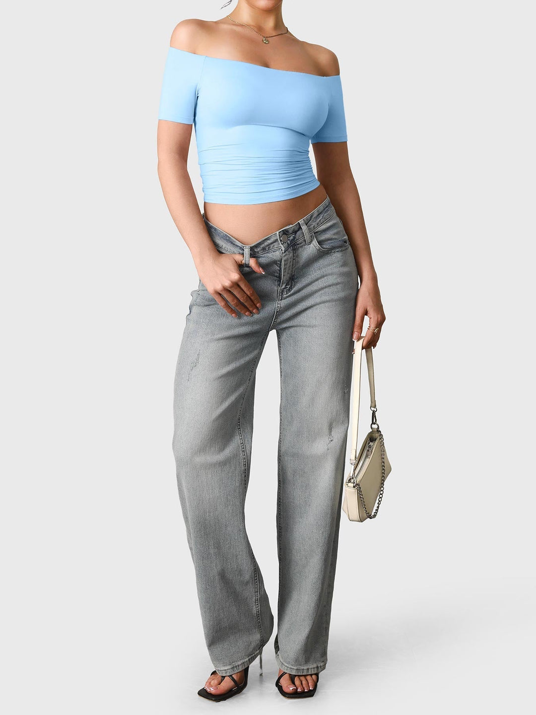 Diane – Women’s Off-Shoulder Y2K Top