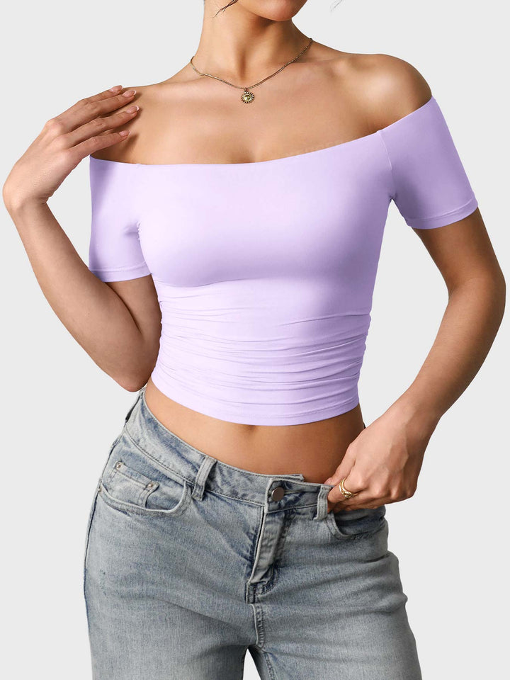 Diane – Women’s Off-Shoulder Y2K Top