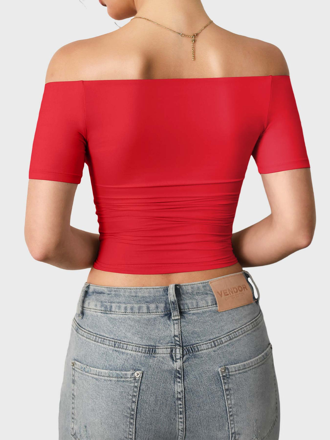Diane – Women’s Off-Shoulder Y2K Top
