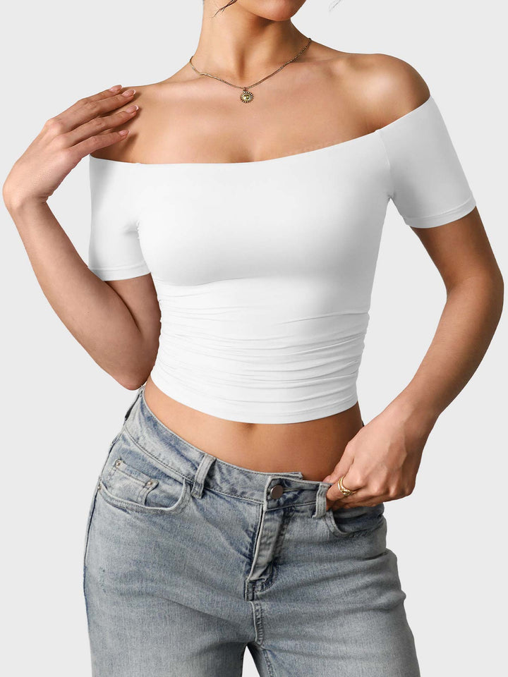 Diane – Women’s Off-Shoulder Y2K Top