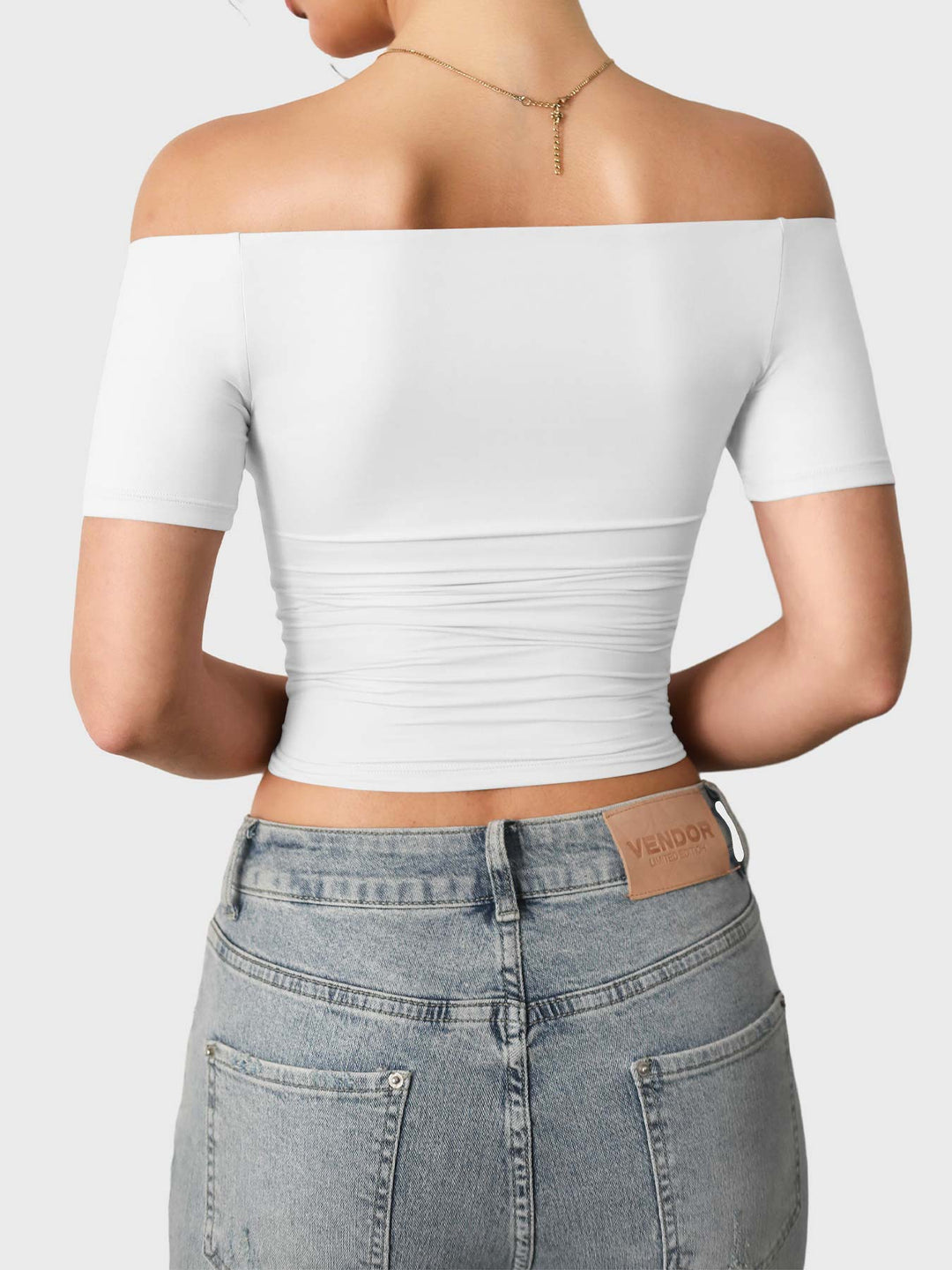 Diane – Women’s Off-Shoulder Y2K Top