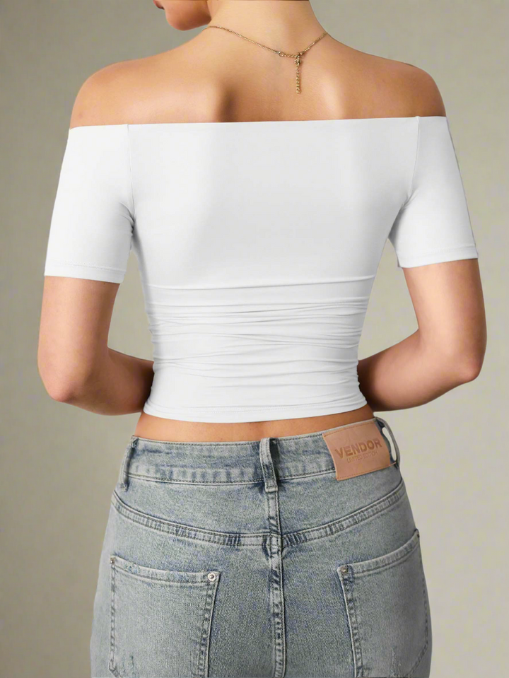 Diane – Women’s Off-Shoulder Y2K Top