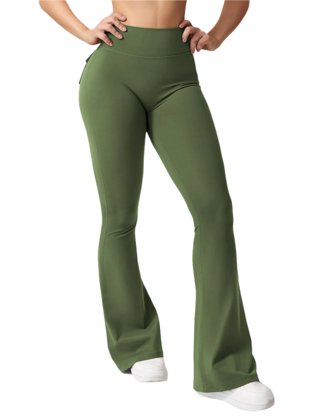Sabrina – Flared High-Waist Women’s Pocket Leggings