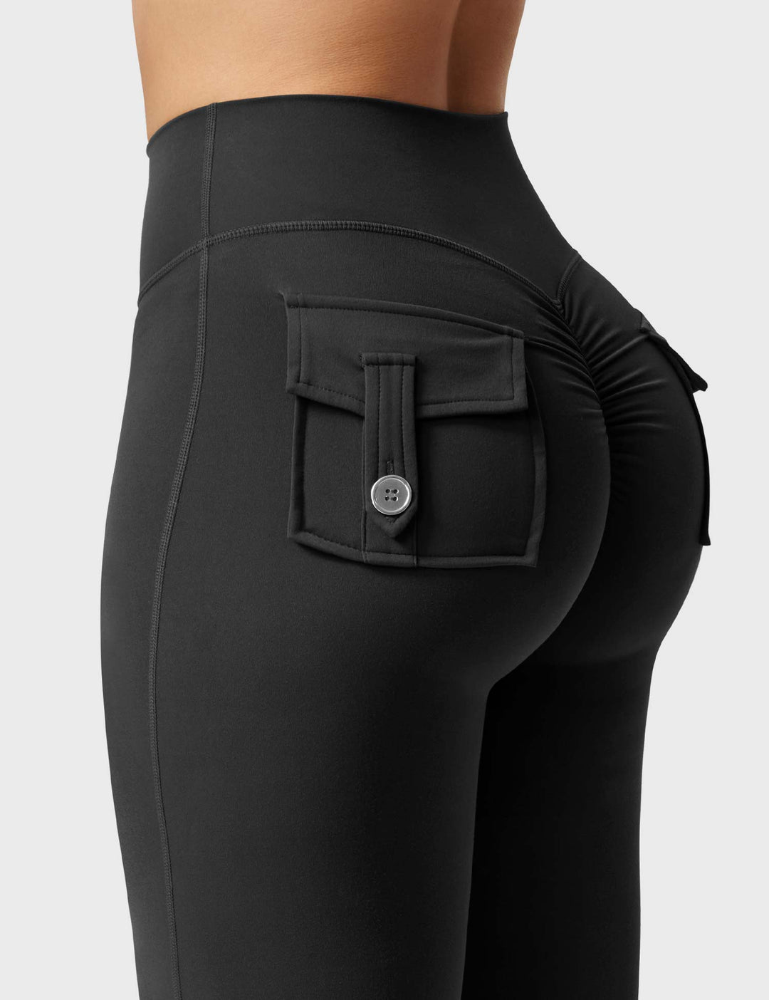 Sabrina – Flared High-Waist Women’s Pocket Leggings