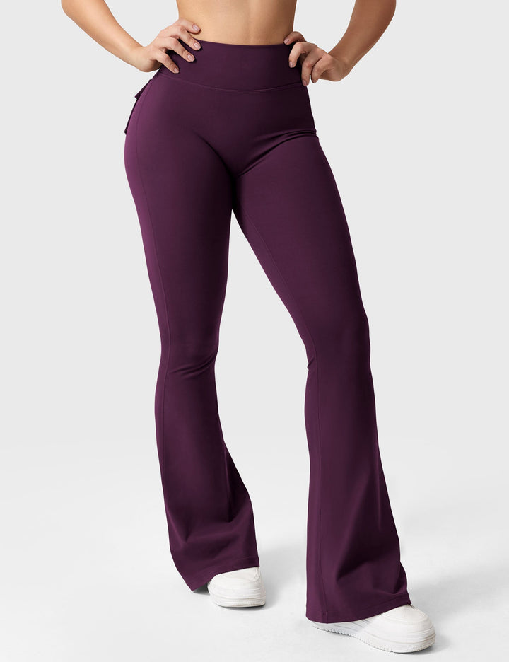 Sabrina – Flared High-Waist Women’s Pocket Leggings