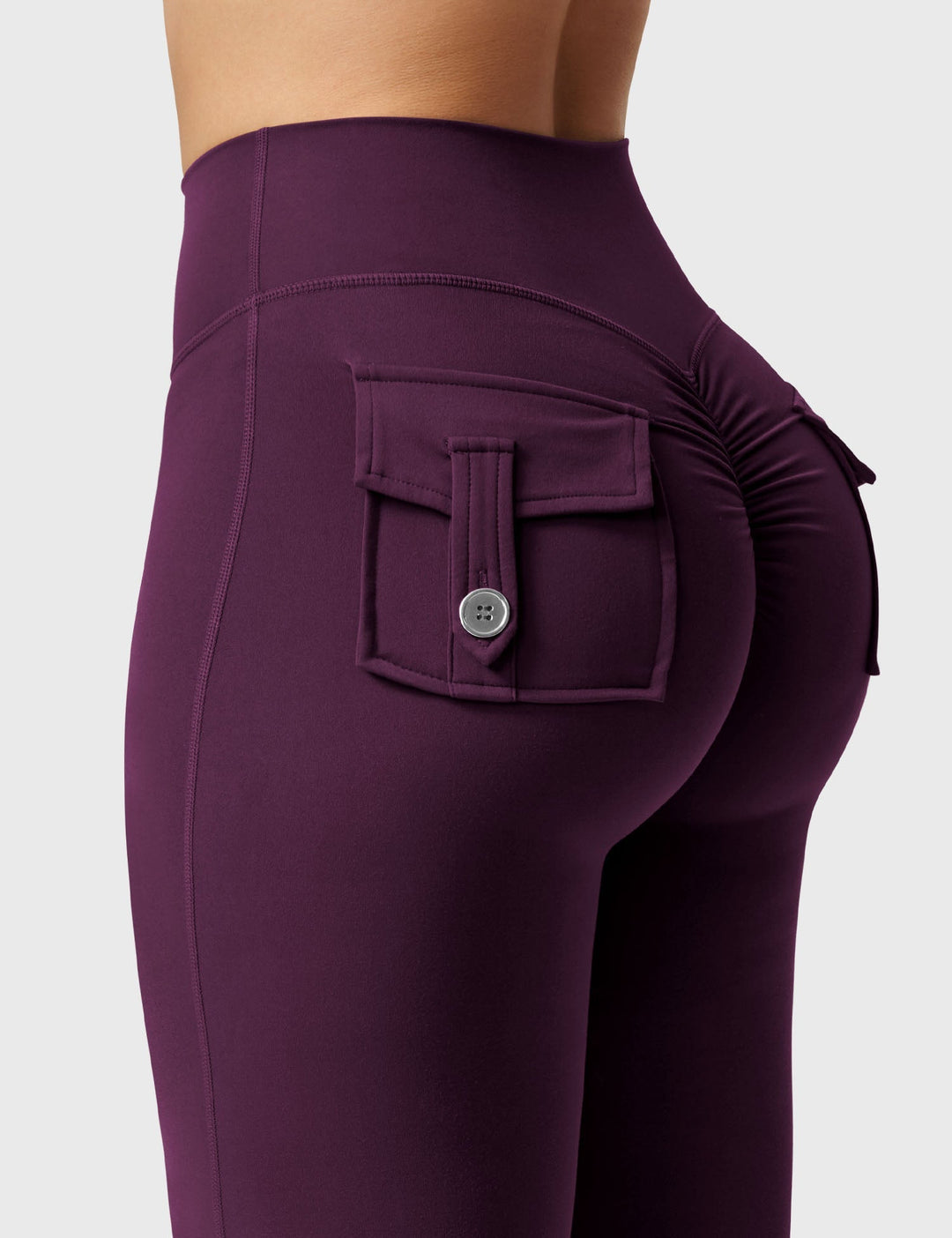 Sabrina – Flared High-Waist Women’s Pocket Leggings