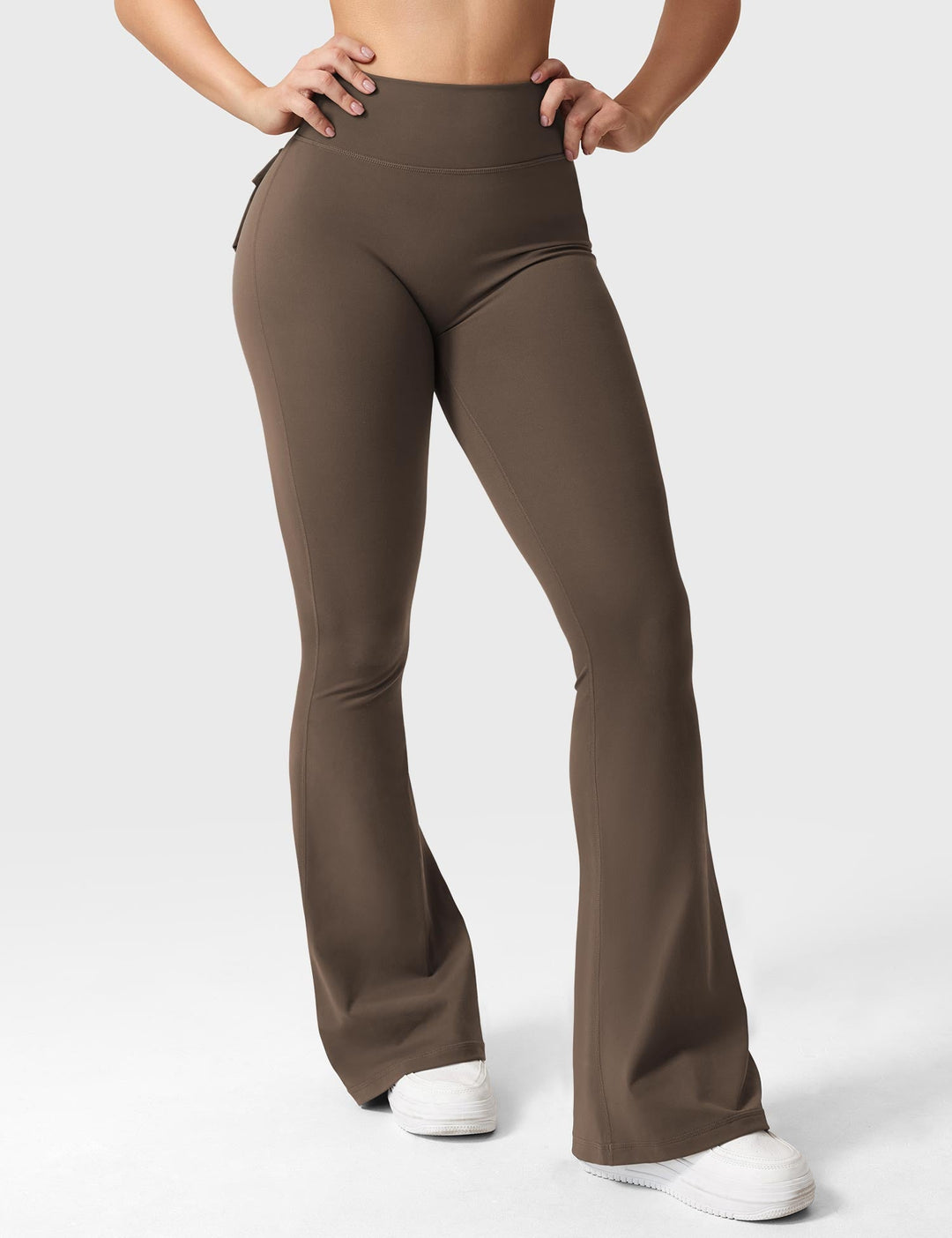 Sabrina – Flared High-Waist Women’s Pocket Leggings