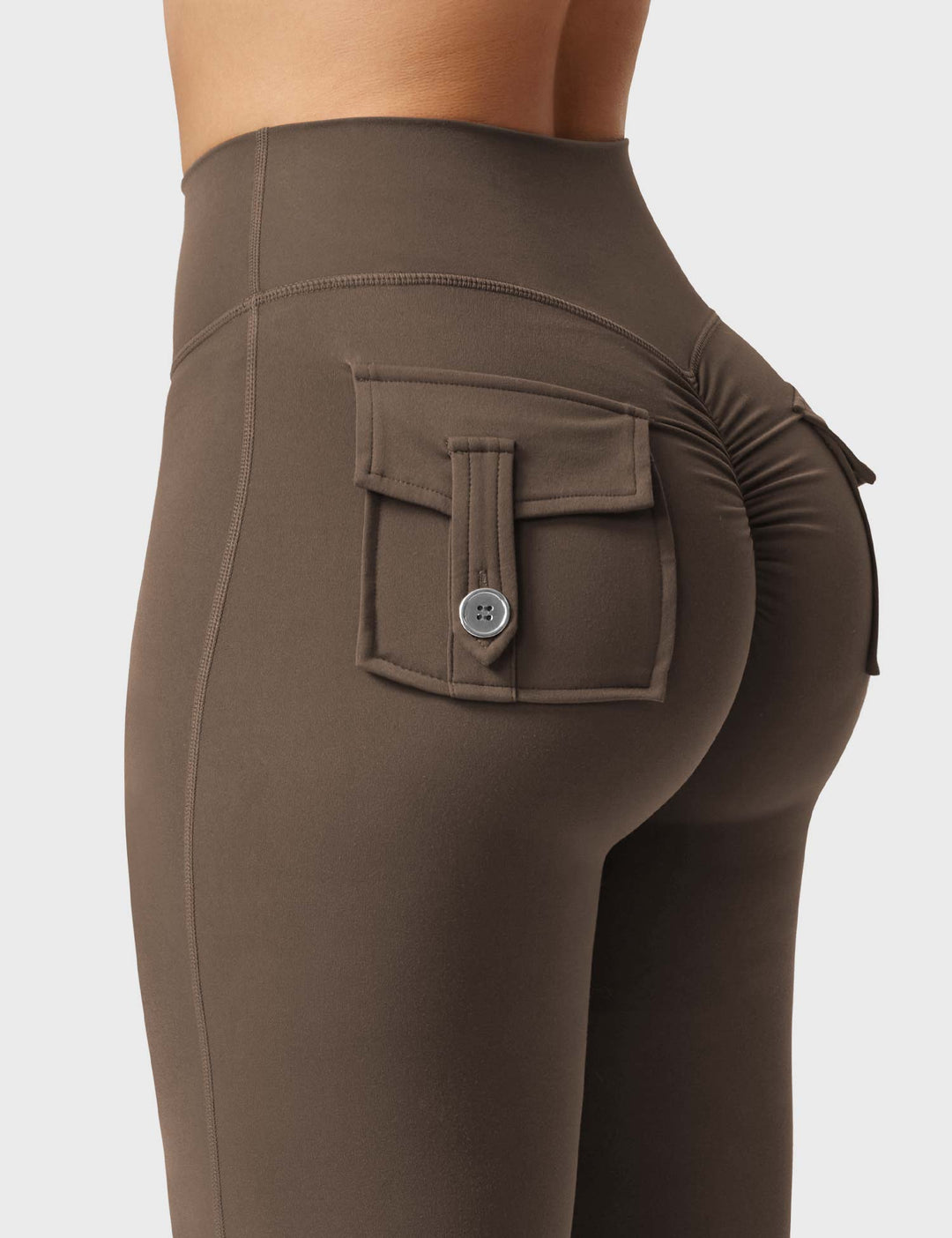 Sabrina – Flared High-Waist Women’s Pocket Leggings