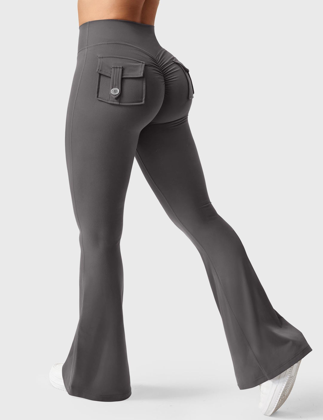 Sabrina – Flared High-Waist Women’s Pocket Leggings