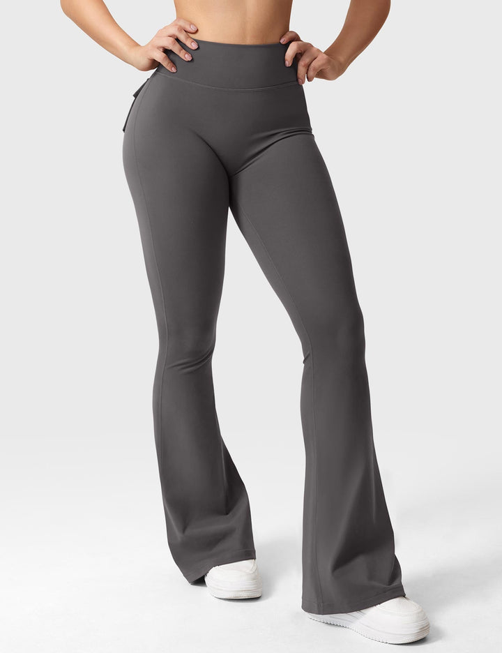 Sabrina – Flared High-Waist Women’s Pocket Leggings