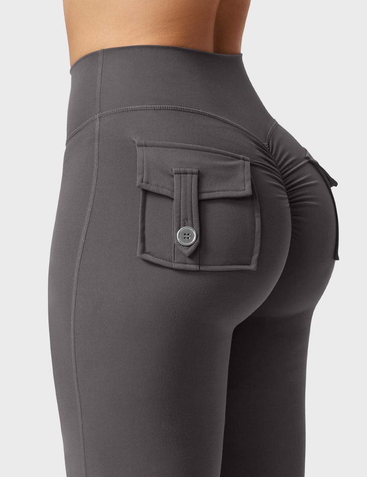 Sabrina – Flared High-Waist Women’s Pocket Leggings