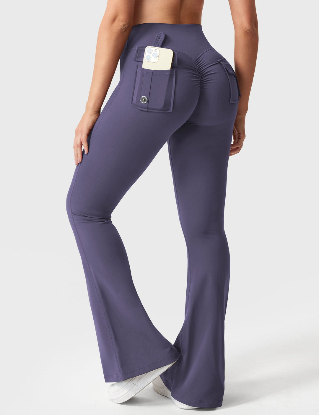 Sabrina – Flared High-Waist Women’s Pocket Leggings