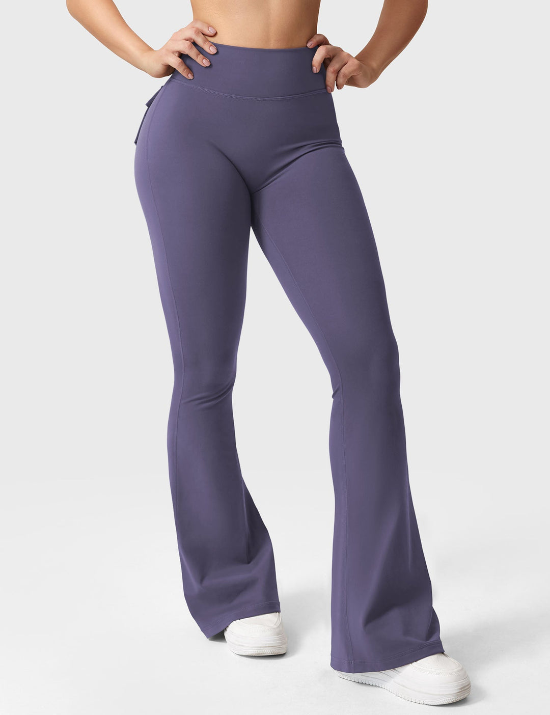 Sabrina – Flared High-Waist Women’s Pocket Leggings