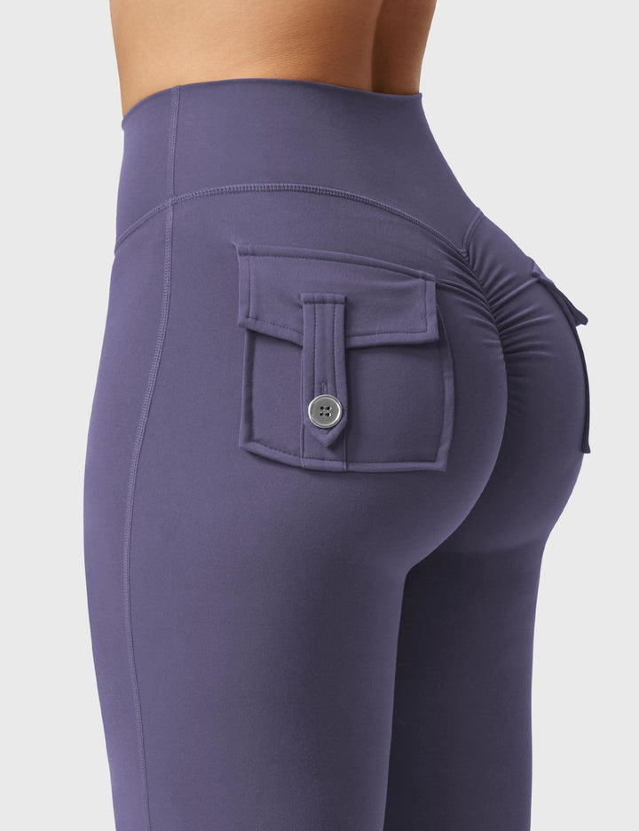 Sabrina – Flared High-Waist Women’s Pocket Leggings