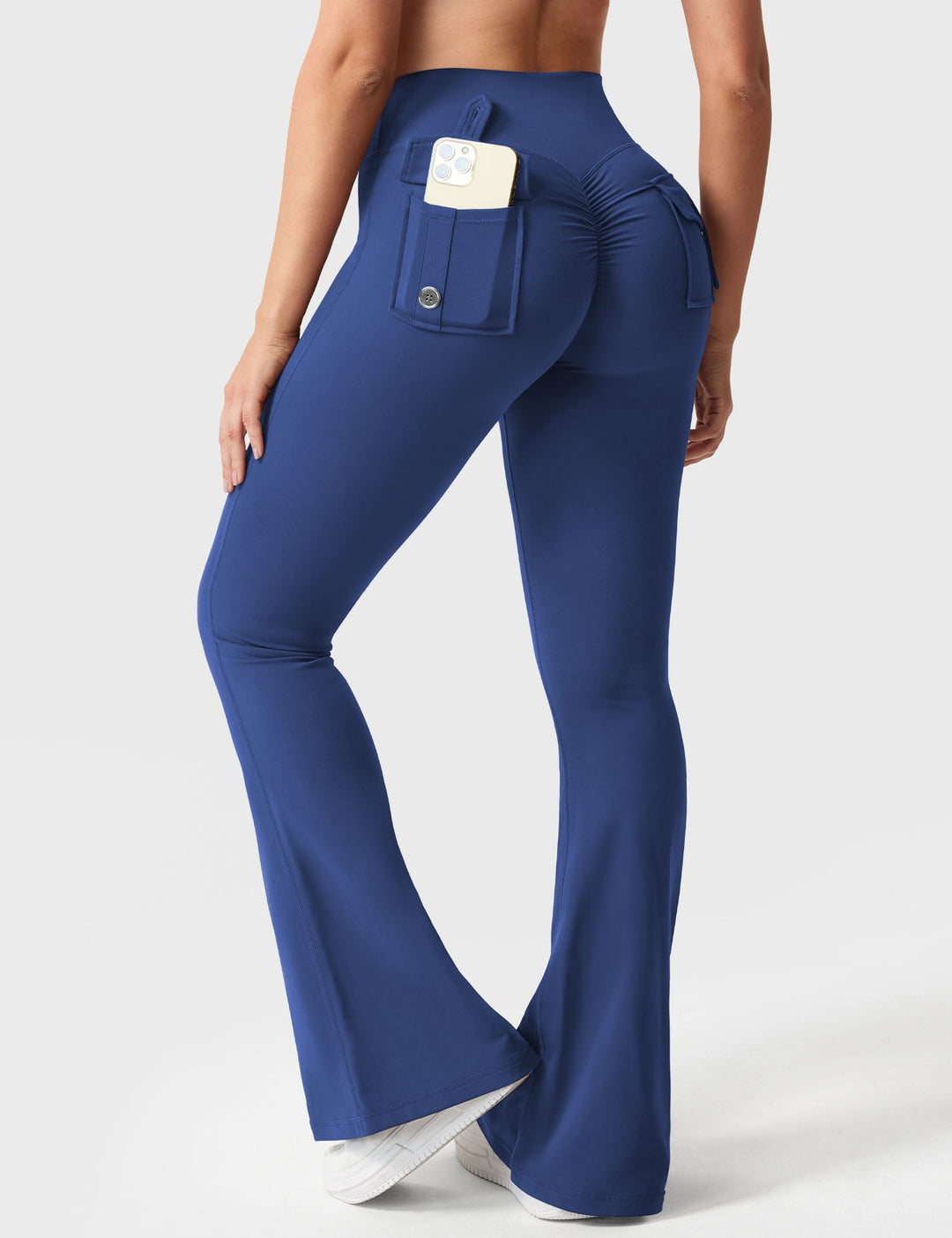 Sabrina – Flared High-Waist Women’s Pocket Leggings