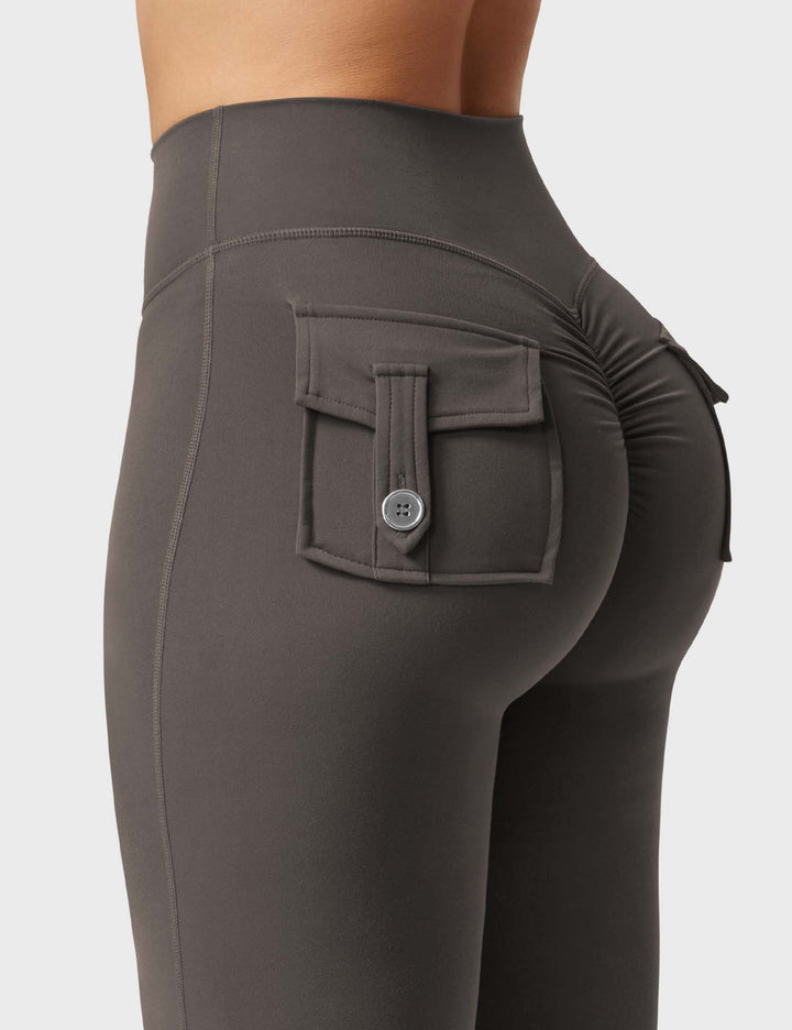 Sabrina – Flared High-Waist Women’s Pocket Leggings