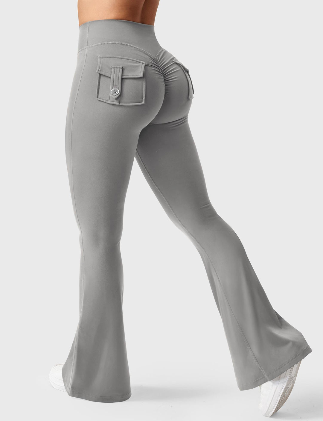 Sabrina – Flared High-Waist Women’s Pocket Leggings