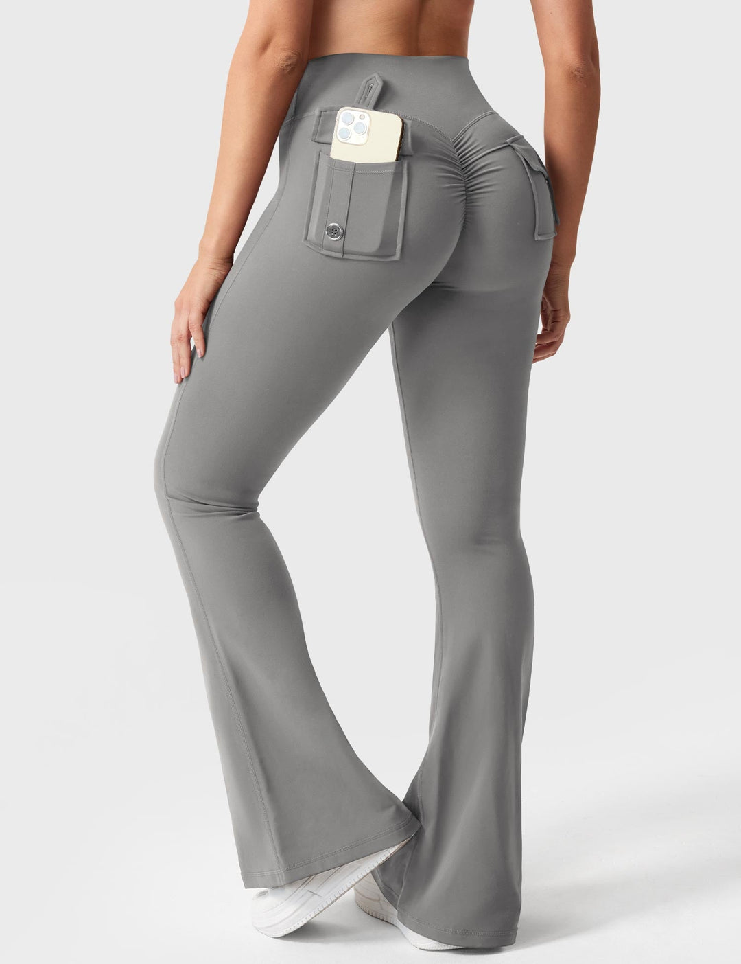 Sabrina – Flared High-Waist Women’s Pocket Leggings