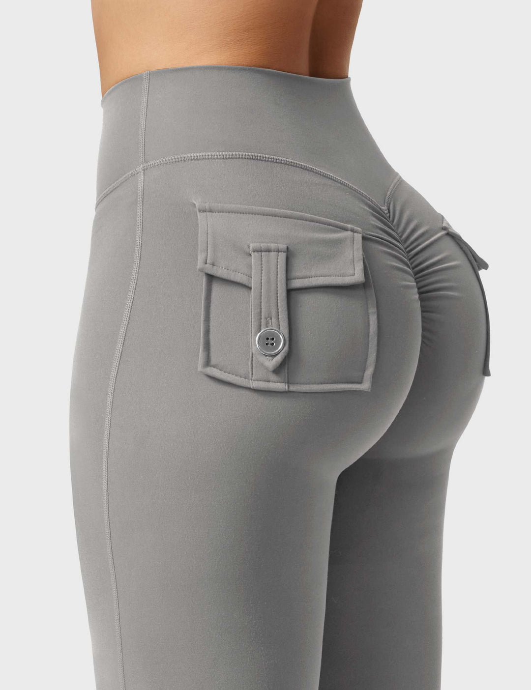 Sabrina – Flared High-Waist Women’s Pocket Leggings