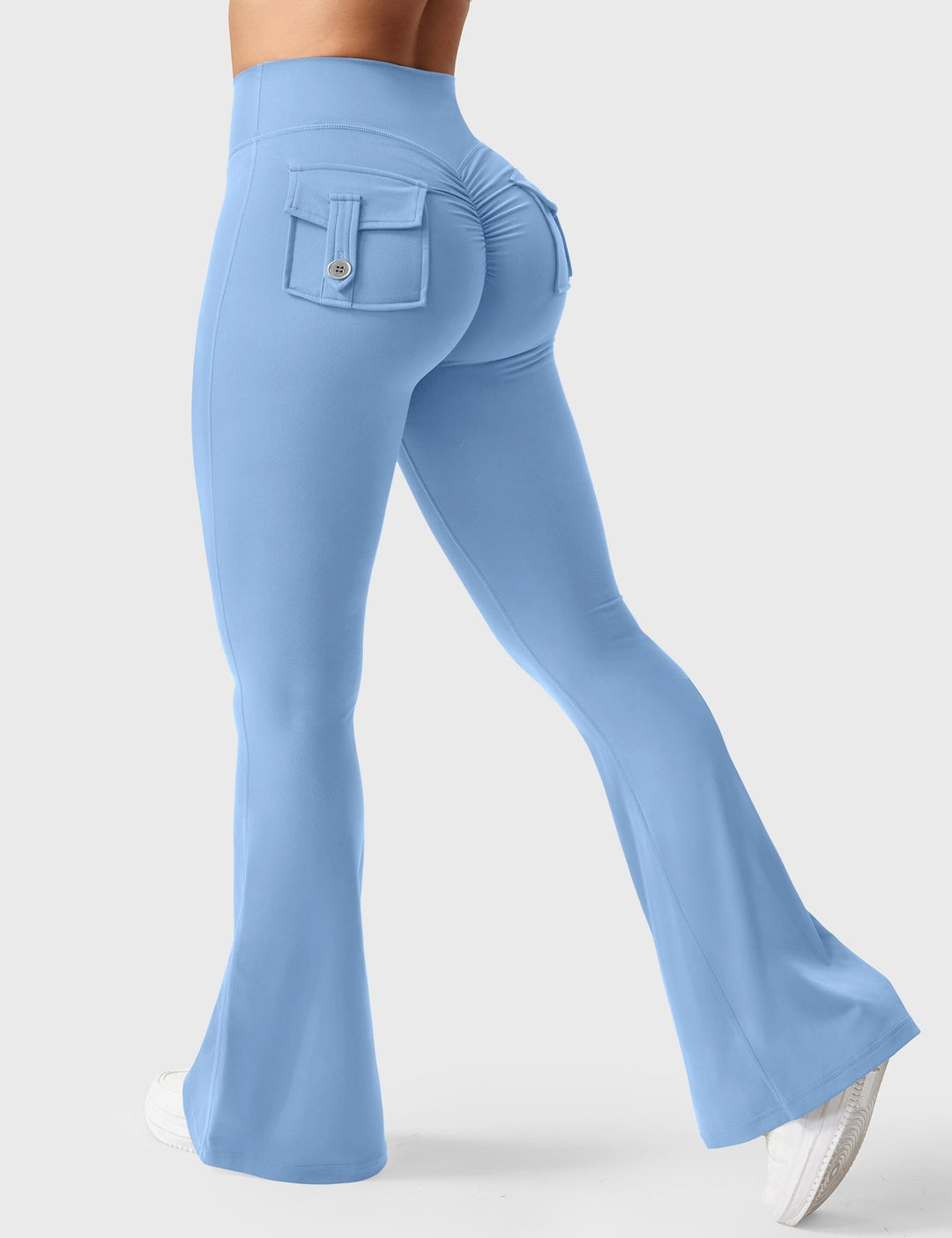 Sabrina – Flared High-Waist Women’s Pocket Leggings