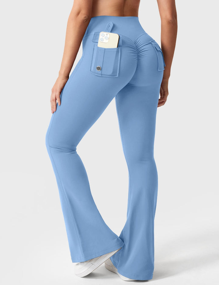 Sabrina – Flared High-Waist Women’s Pocket Leggings