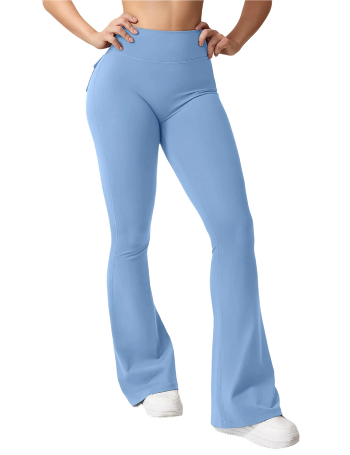 Sabrina – Flared High-Waist Women’s Pocket Leggings
