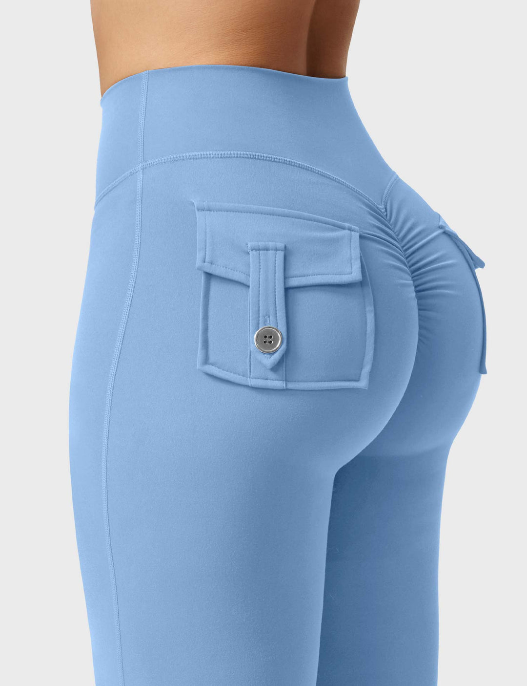 Sabrina – Flared High-Waist Women’s Pocket Leggings