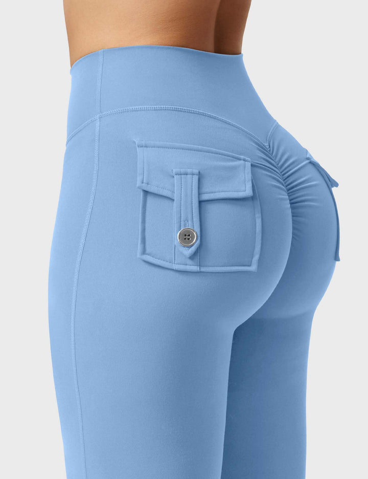 Sabrina – Flared High-Waist Women’s Pocket Leggings