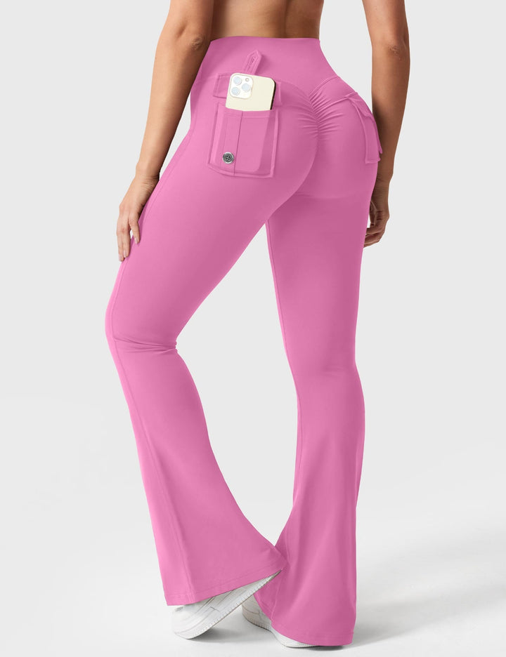 Sabrina – Flared High-Waist Women’s Pocket Leggings
