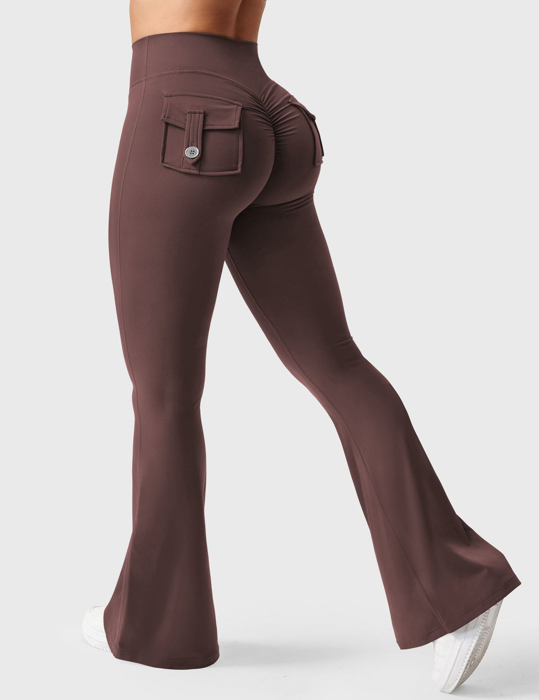 Sabrina – Flared High-Waist Women’s Pocket Leggings