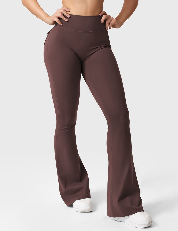 Sabrina – Flared High-Waist Women’s Pocket Leggings