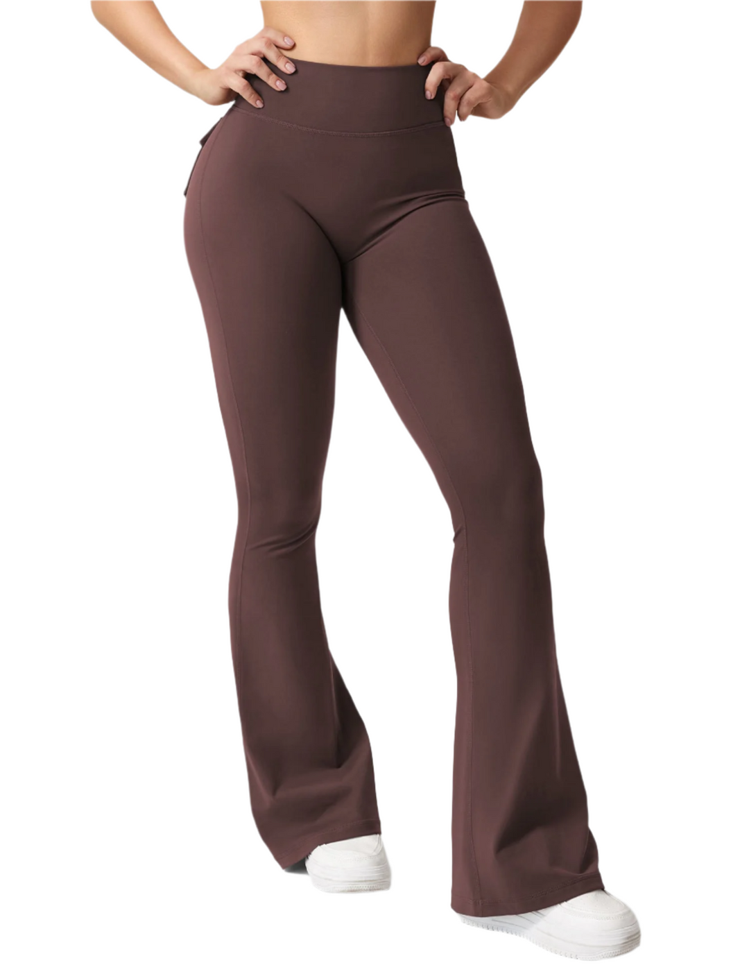 Sabrina – Flared High-Waist Women’s Pocket Leggings