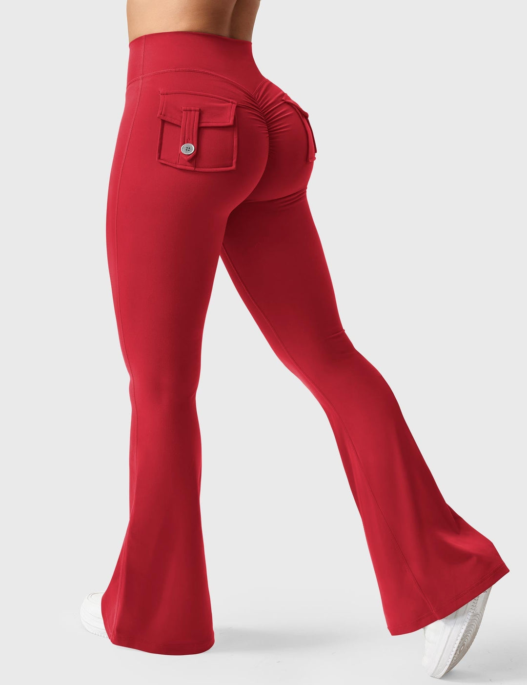 Sabrina – Flared High-Waist Women’s Pocket Leggings