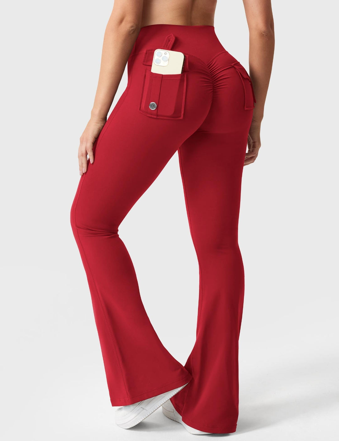 Sabrina – Flared High-Waist Women’s Pocket Leggings