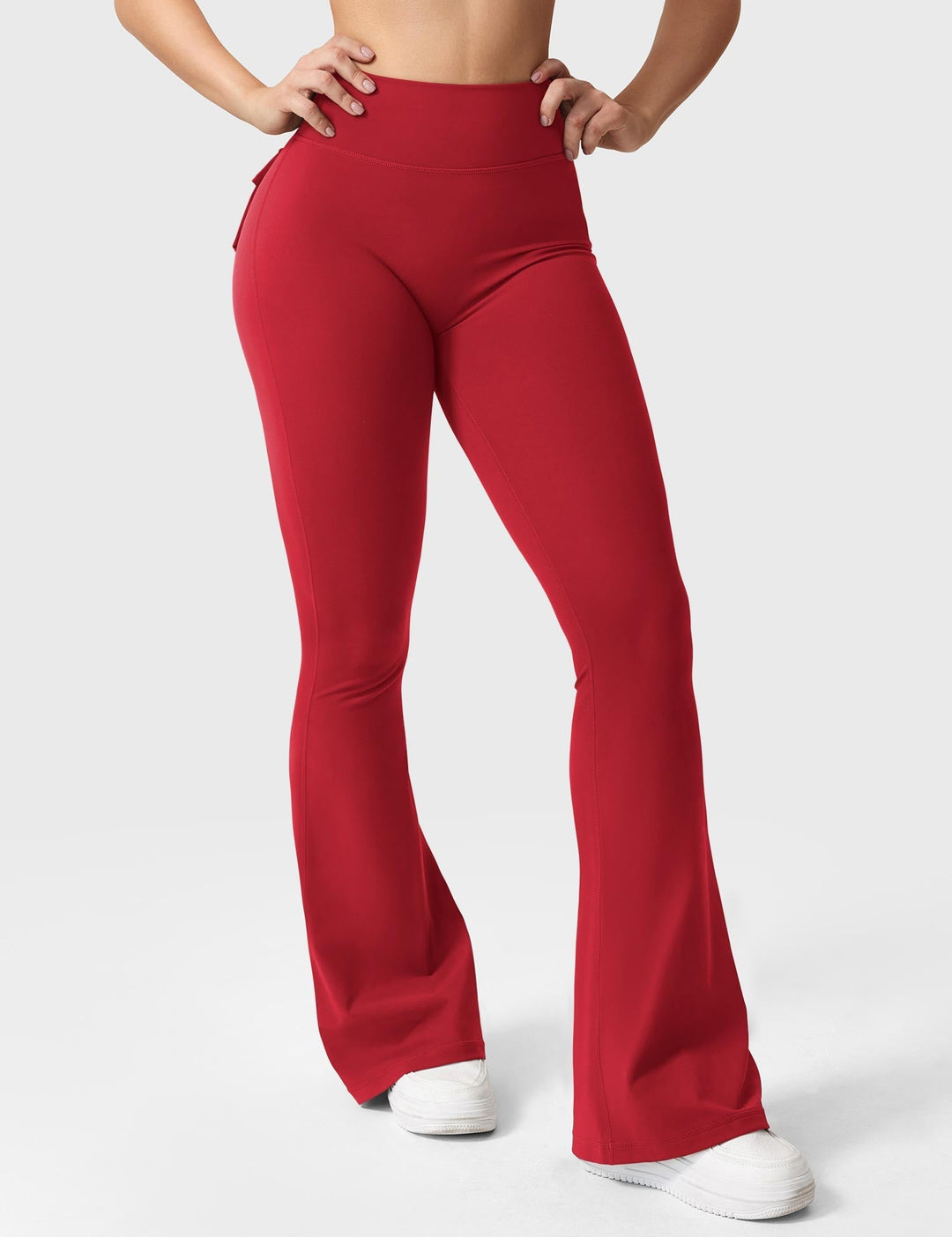 Sabrina – Flared High-Waist Women’s Pocket Leggings